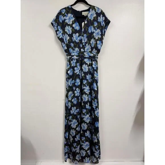 Sachin & Babi — Leah Gown Ocean Blue Magnolia Size 0 - Picture 4 of 6